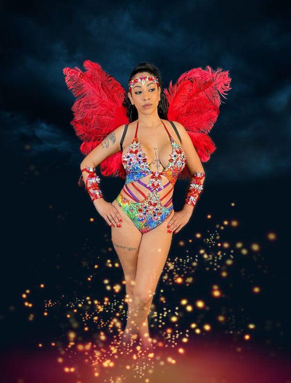 09. Payment #1: "RADIANCE" Midline Strappy Monokini