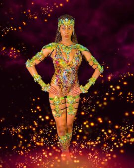 34. "Royal BadGyal" Monokini costume