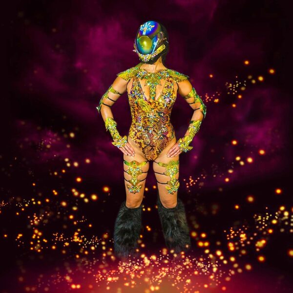 37. "Royal CyberGyal" Monokini costume