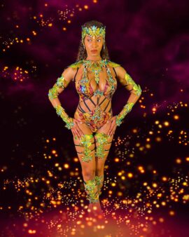 28. "Royal BadGyal" Strappy costume