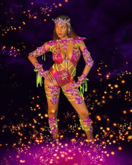 08. "Sexy CyberGyal" Strappy costume