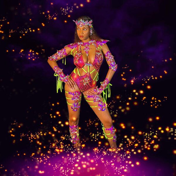 08. "Sexy CyberGyal" Strappy costume
